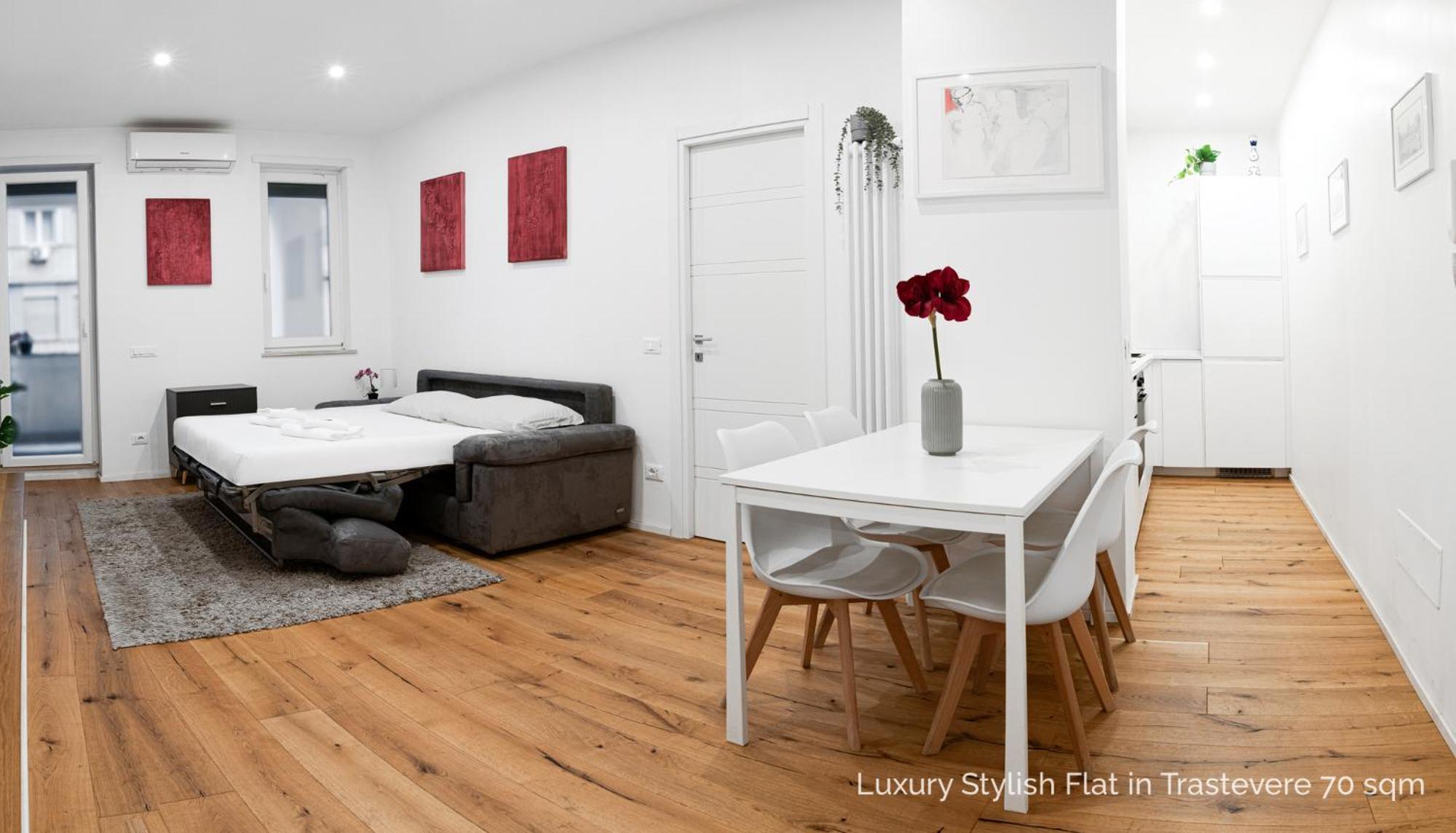 La Dolce Vita - Luxury Stylish Flats In Trastevere 70-90Sqm 罗马 外观 照片